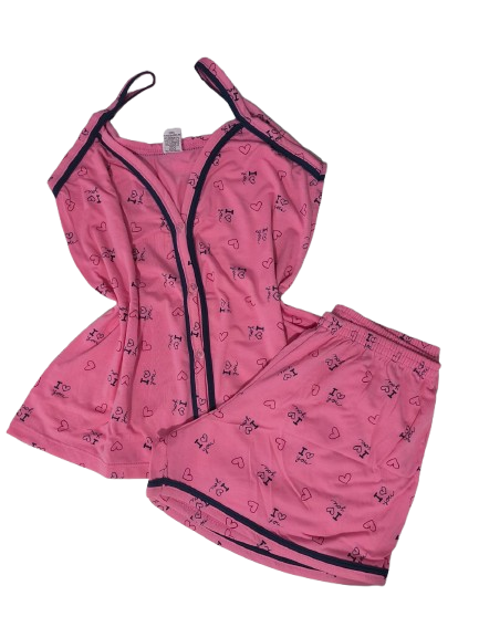 507 PIJAMA ALCINHA ABERTO ESTAMPADO