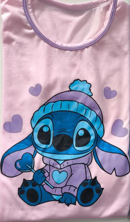 402 PIJAMA FEMININO INFANTIL LONGO LISO - ROSA BEBE