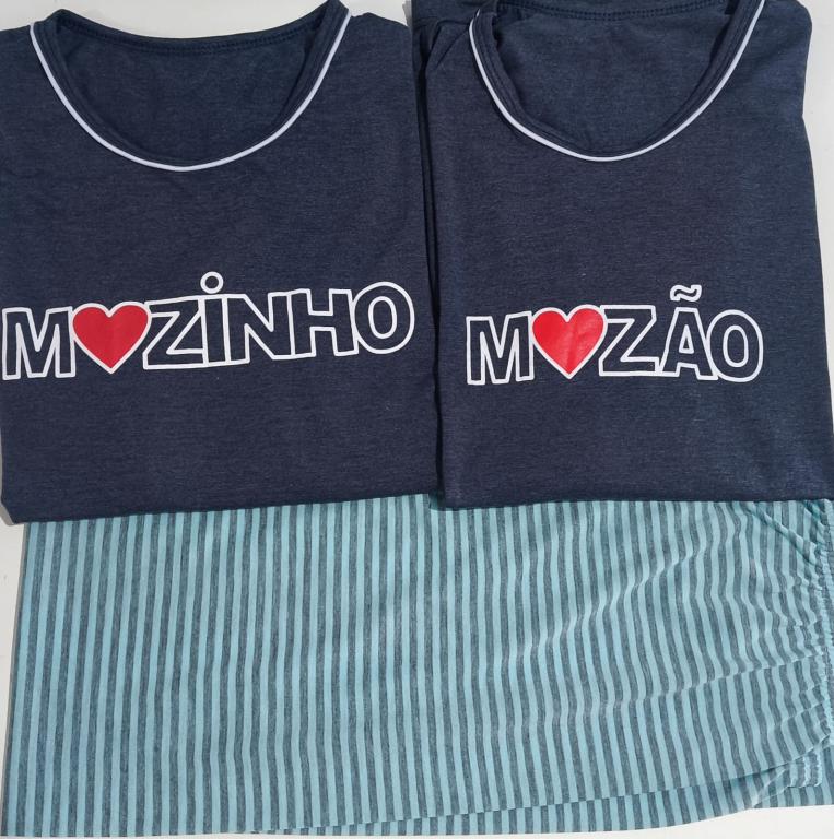 614 PIJAMA LONGO MASCULINO MOZÃO AZUL