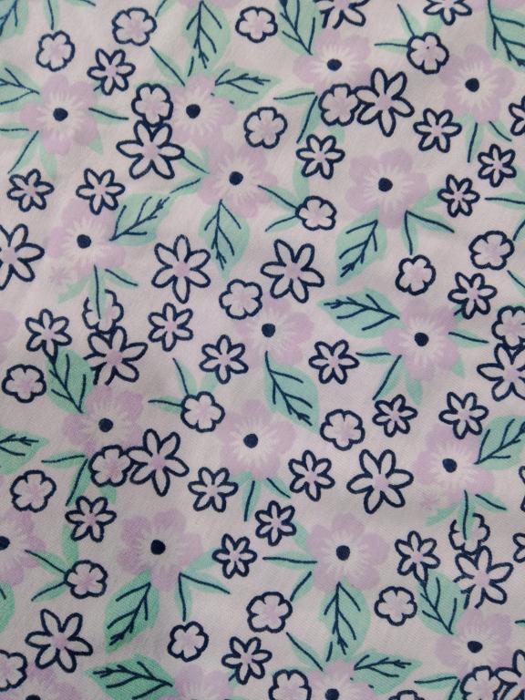 404PLUS PIJAMA LONGO  ESTAMPADA CALÇA LISA PLUS  - LILAS