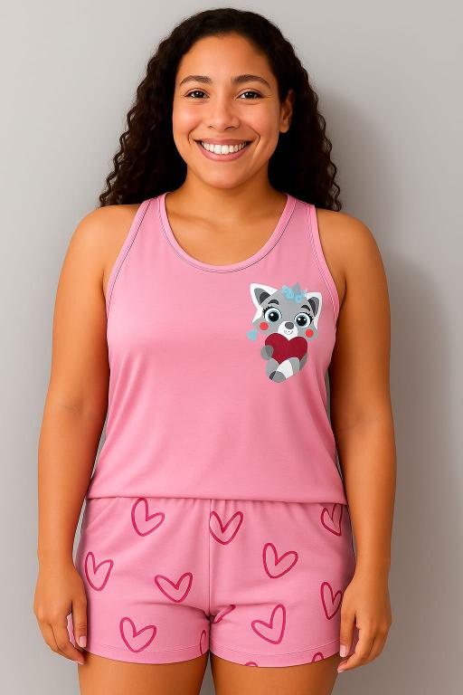707 PIJAMA REGATA ESTAMPADA