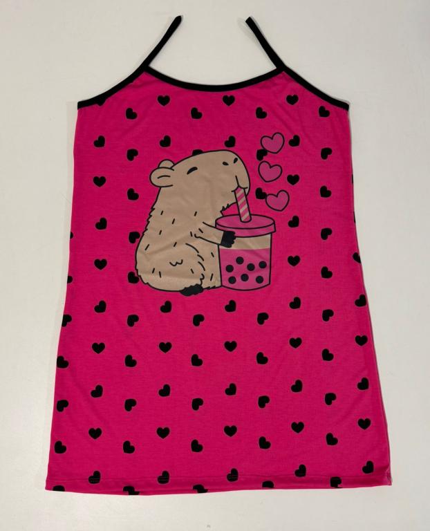 740 CAMISOLA ALCINHA CAPIVARA