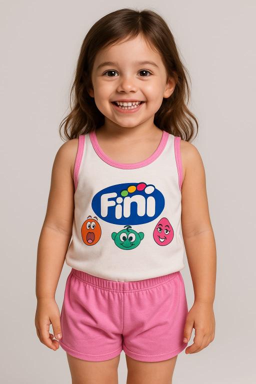 720 PIJAMA REGATA INFANTIL FEMININO - BALA