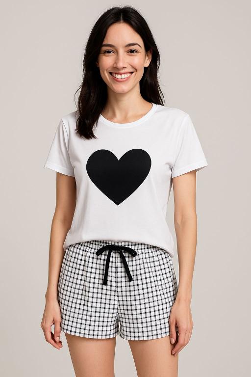 759 PIJAMA ADULTO MEIA MANGA FEMININO - BOLA