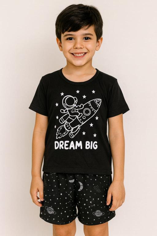771 PIJAMA INFANTIL MASCULINO MEIA MANGA - LUNAR