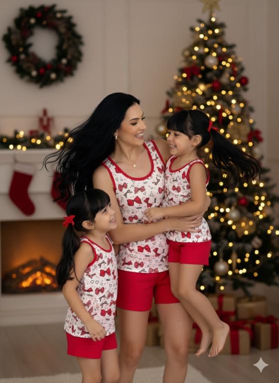 1008 PIJAMA REGATA INFANTIL - LAÇO