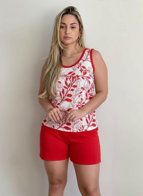 1009 PIJAMA REGATA ADULTO - FLOR