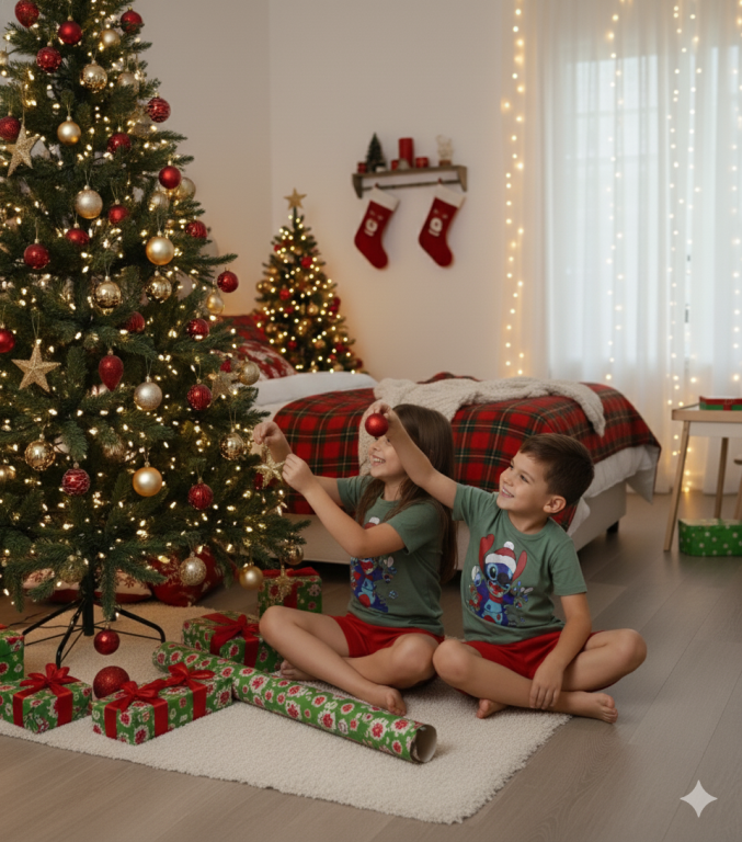 457 PIJAMA MANGA CURTA-VERDE