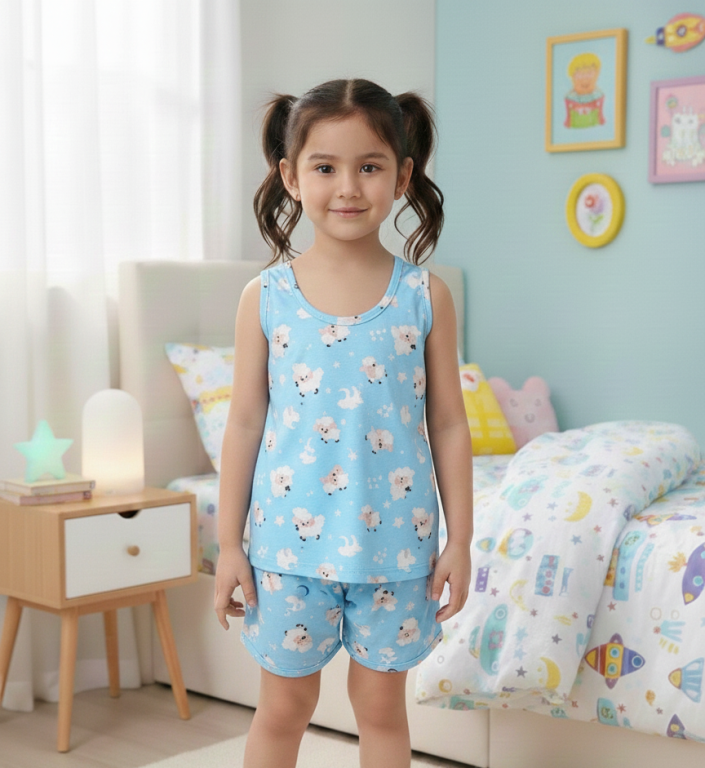 653 PIJAMA REGATA FEMININO - OVELHA