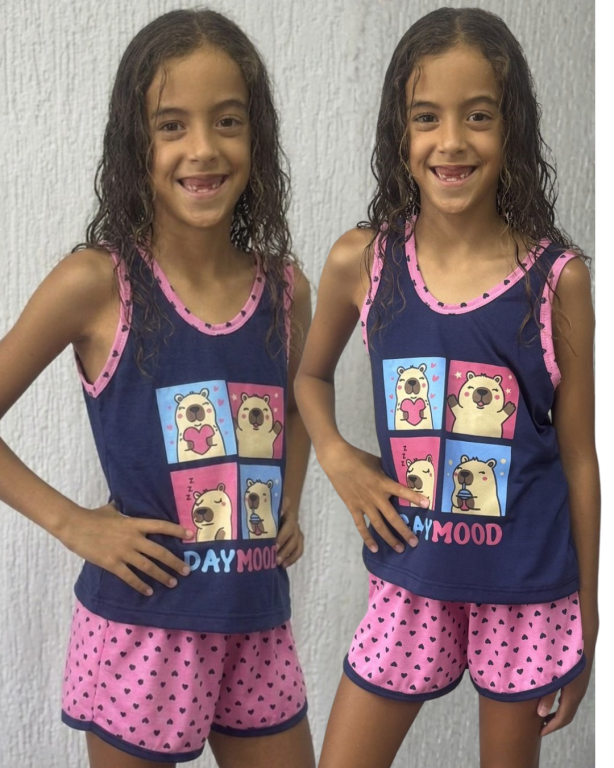 217 PIJAMA REGATA INFANTIL SILK - MARINHO