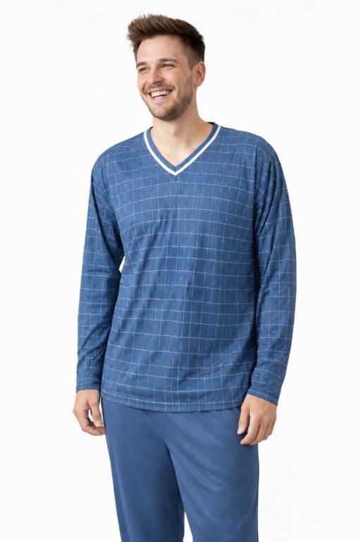 524 PIJAMA LONGO MASCULINO - GRID JEANS