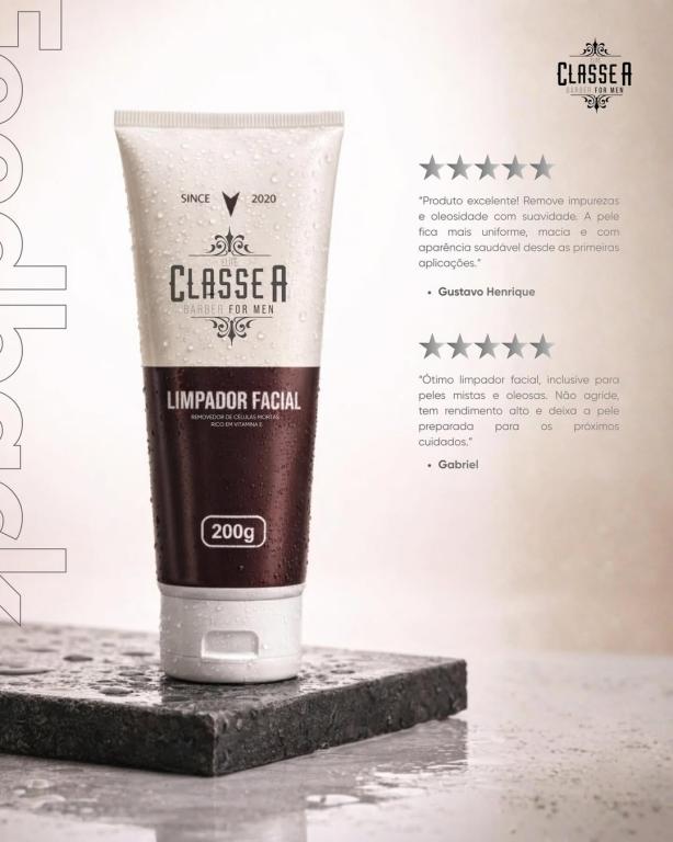 LIMPADOR FACIAL ESFOLIANTE CLASSE A 200ML