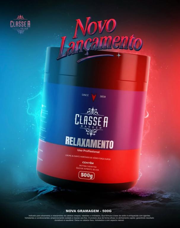 RELAXAMENTO ALISAMENTO AMERICANO LANÇAMENTO 500G
