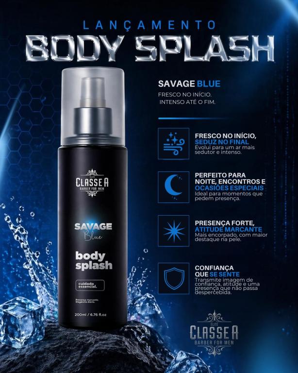 BODY SPLASH SAVAGE BLUE CLASSE A 200ML
