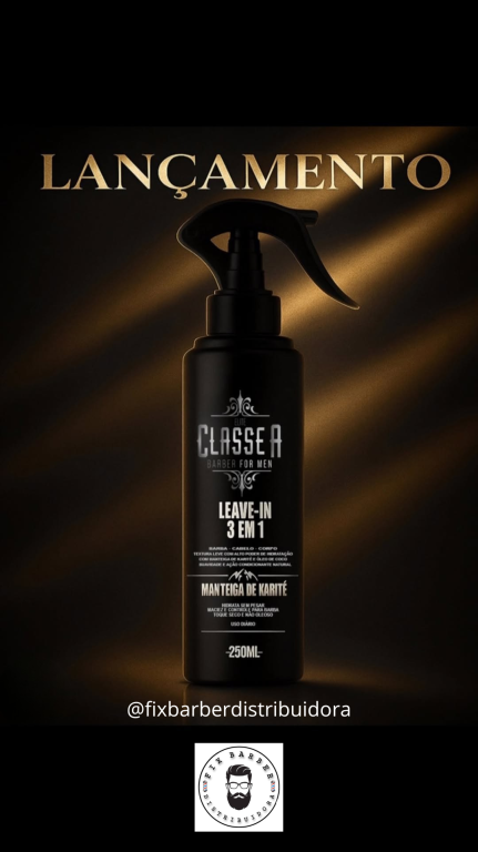 LEAVE-IN 3 EM 1 SPRAY BARBA, CABELO E CORPO 250ML