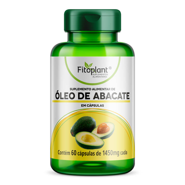 ÓLEO DE ABACATE 1340 MG 60 CAPS  FITOPLANT
