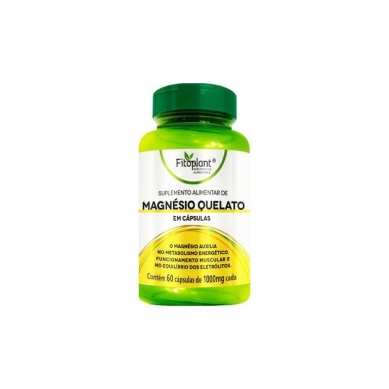 MAGNÉSIO QUELATO 1450 mg 60 CAPS  FITOPLANT