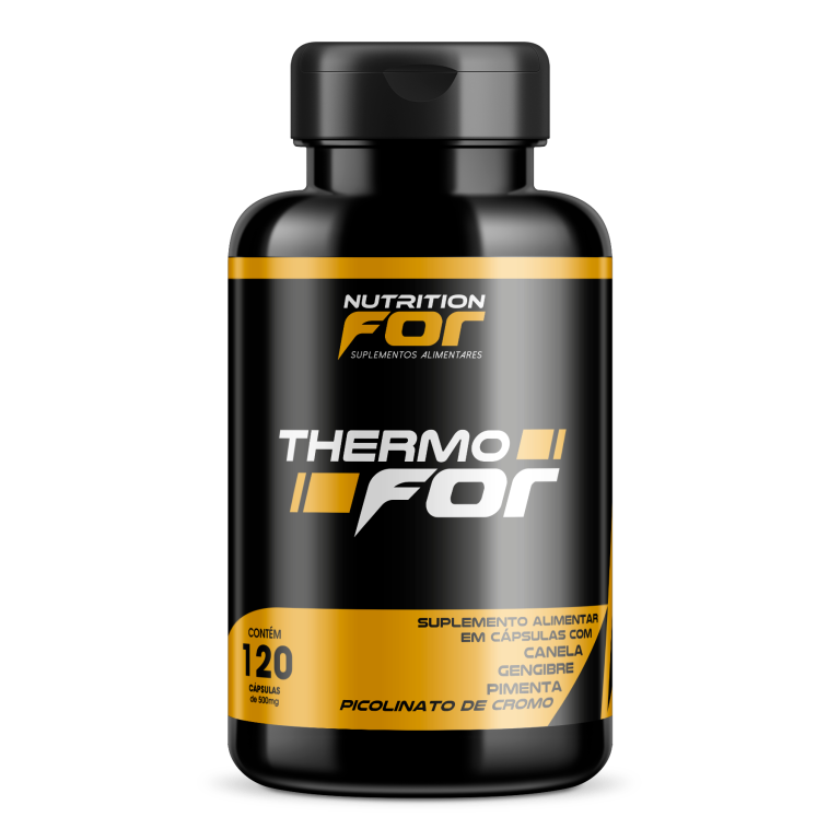 THERMO FOR 600mg 120caps (CANELA,GENGIBRE,PIMENTA, CROMO)