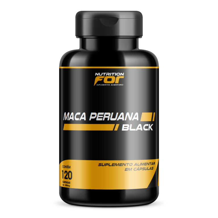 MACA PERUANA BLACK 600mg 120caps