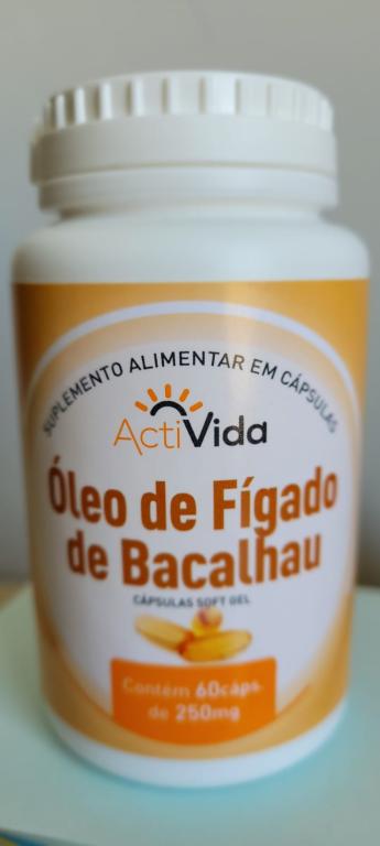 ÓLEO DE FÍGADO DE BACALHAU 60caps 250mg