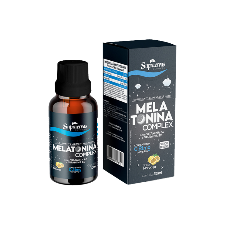 MELATONINA EM GOTAS CONCENTRADA 30ml (sabor maracujá)