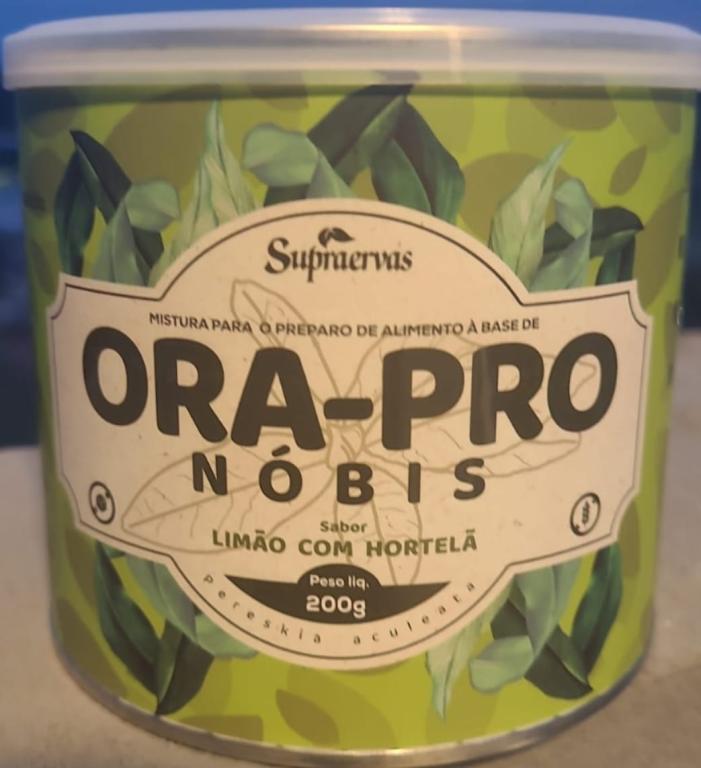 ORA PRO NÓBIS SOLÚVEL 200g ( sabor limão c/ hortelã)