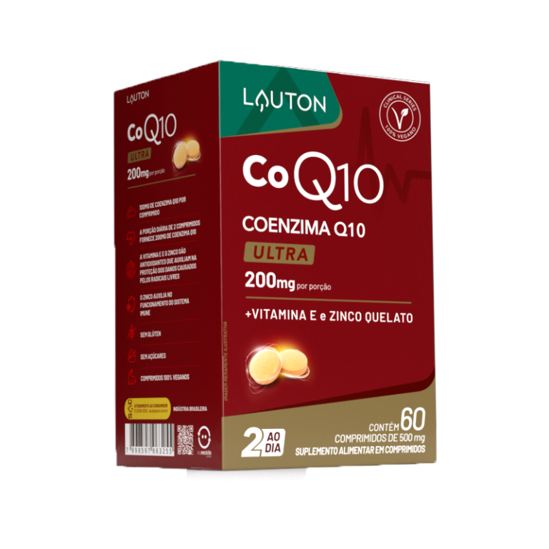 COENZIMA Q10 60 COMPRIMIDOS - UBIQUINONA - 200mg LAUTON
