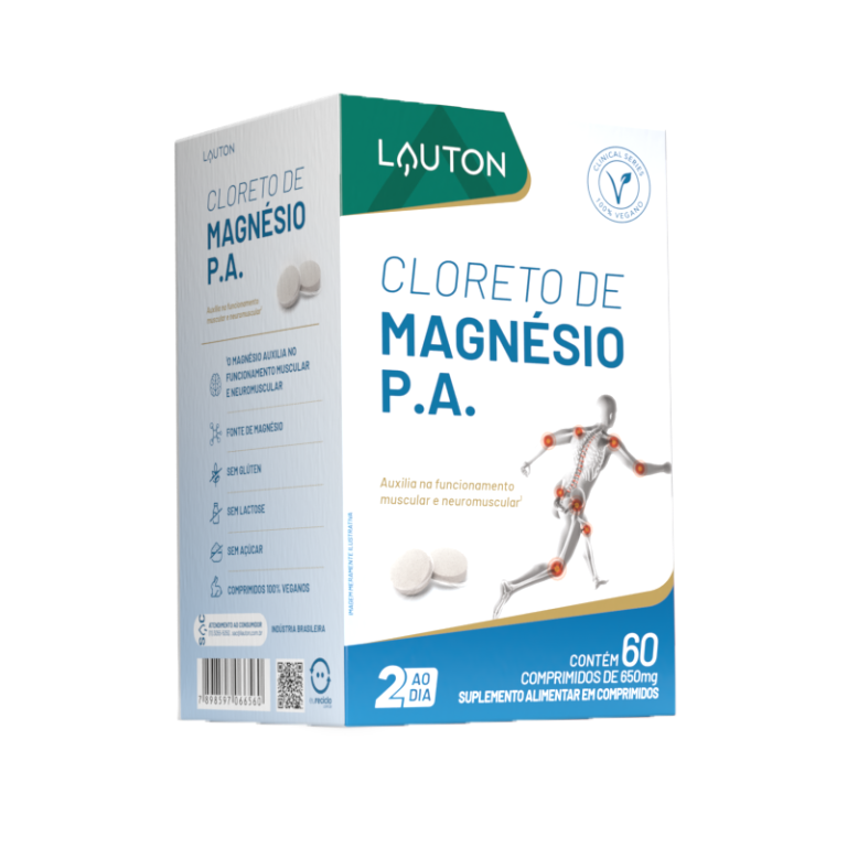 CLORETO DE MAGNÉSIO 260mg 60caps LAUTON