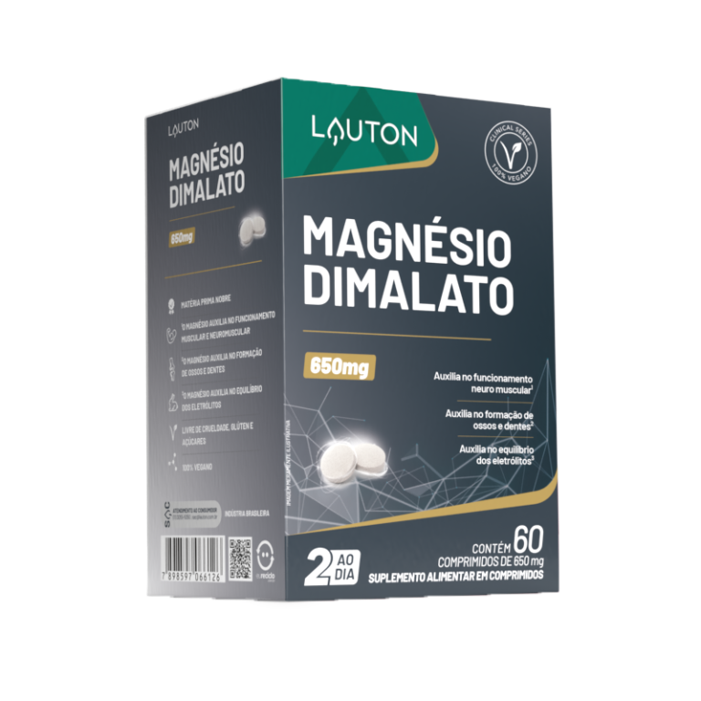 MAGNÉSIO DIMALATO MAX 60 caps LAUTON