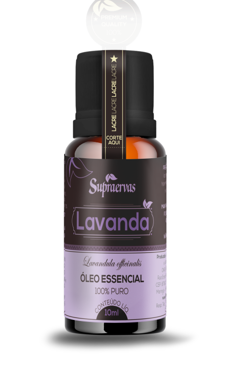 ÓLEO ESSENCIAL DE LAVANDA 10ml (100% PURO)