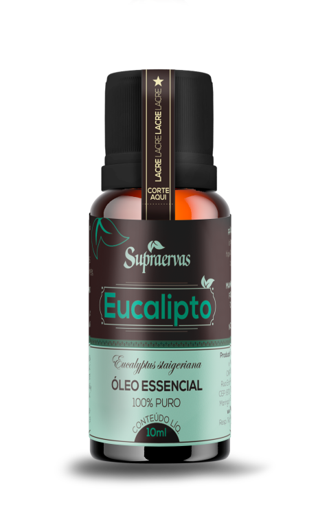 ÓLEO ESSENCIAL DE EUCALIPTO 10ml (100% PURO)