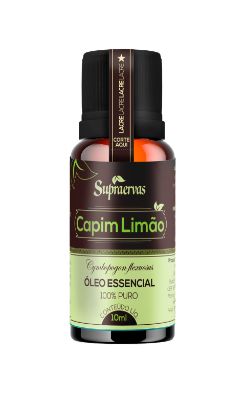 ÓLEO ESSENCIAL DE CAPIM LIMÃO 10ml (100% PURO)