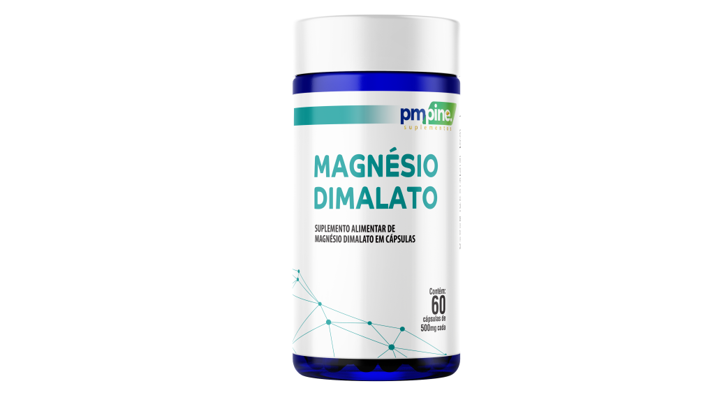 MAGNÉSIO DIMALATO 500mg 60caps PMPINE