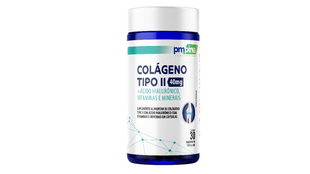 COLÁGENO TIPO II + ÁCIDO HIALURONICO 700mg 30caps (1 ao dia) PMPINE
