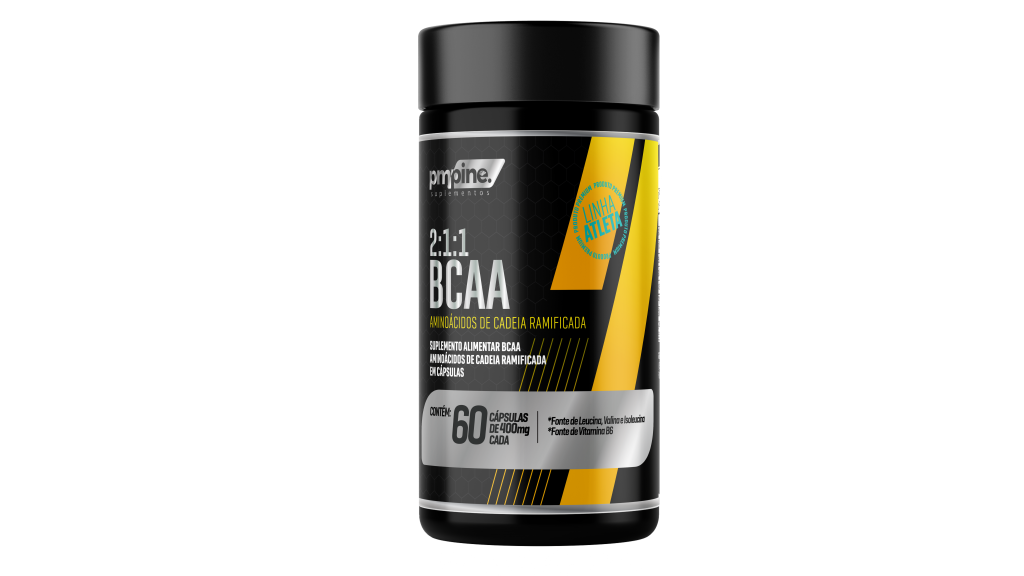BCAA AMINOÁCIDO DE CADEIA RAMIFICADA 400mg 60 caps PMPINE