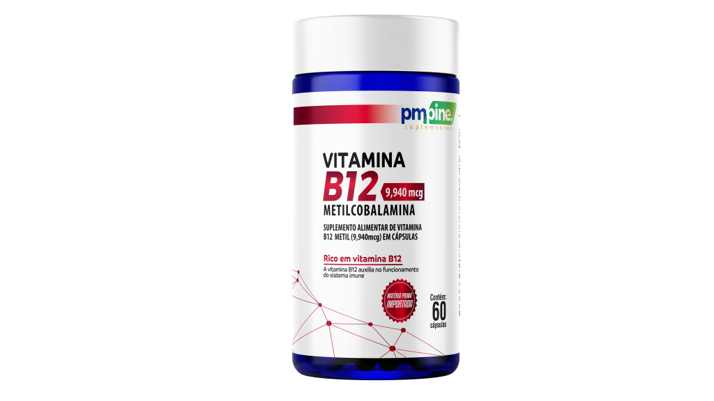 VITAMINA B12 (METILCOBALAMINA) 9.940mcg 60caps PMPINE