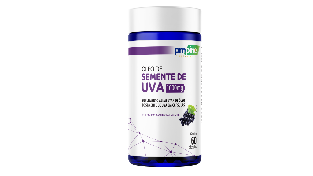 ÓLEO DE SEMENTE DE UVA 1000mg 60CAPS