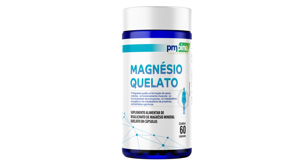 MAGNÉSIO QUELATO 500mg 60caps PMPINE