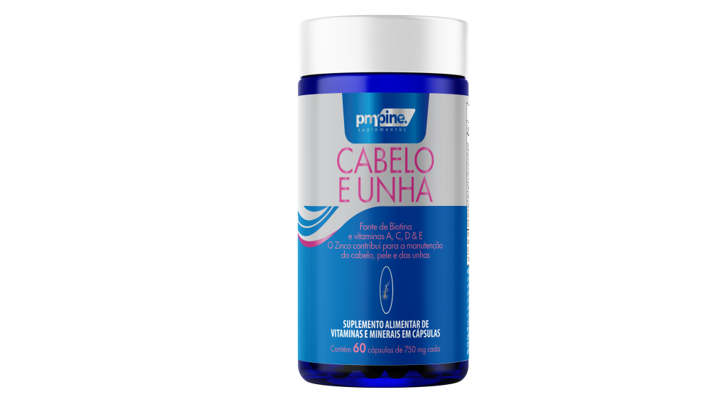 CABELO E UNHA 750mg 60caps PMPINE