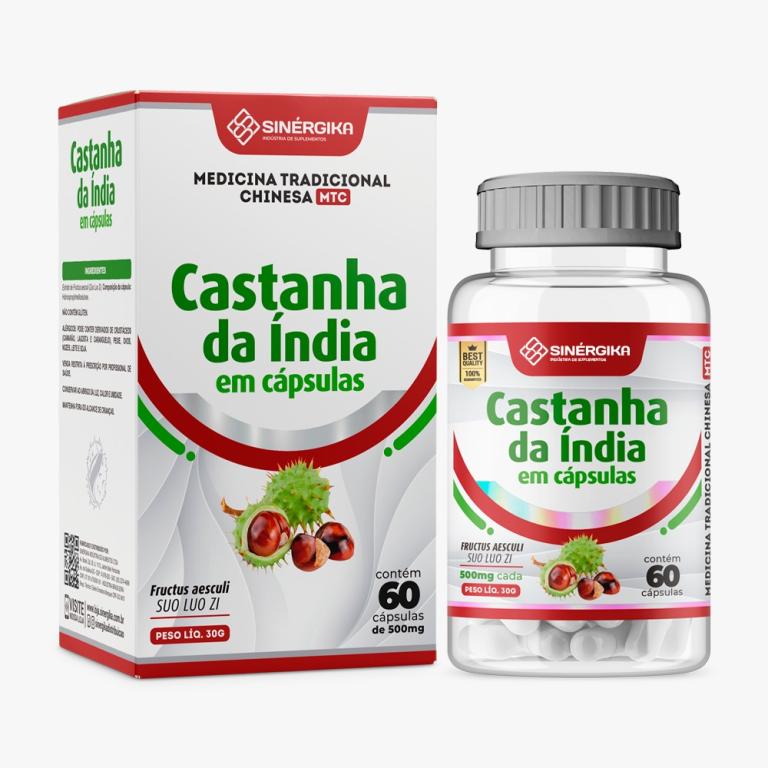 CASTANHA DA ÍNDIA 500mg 60caps