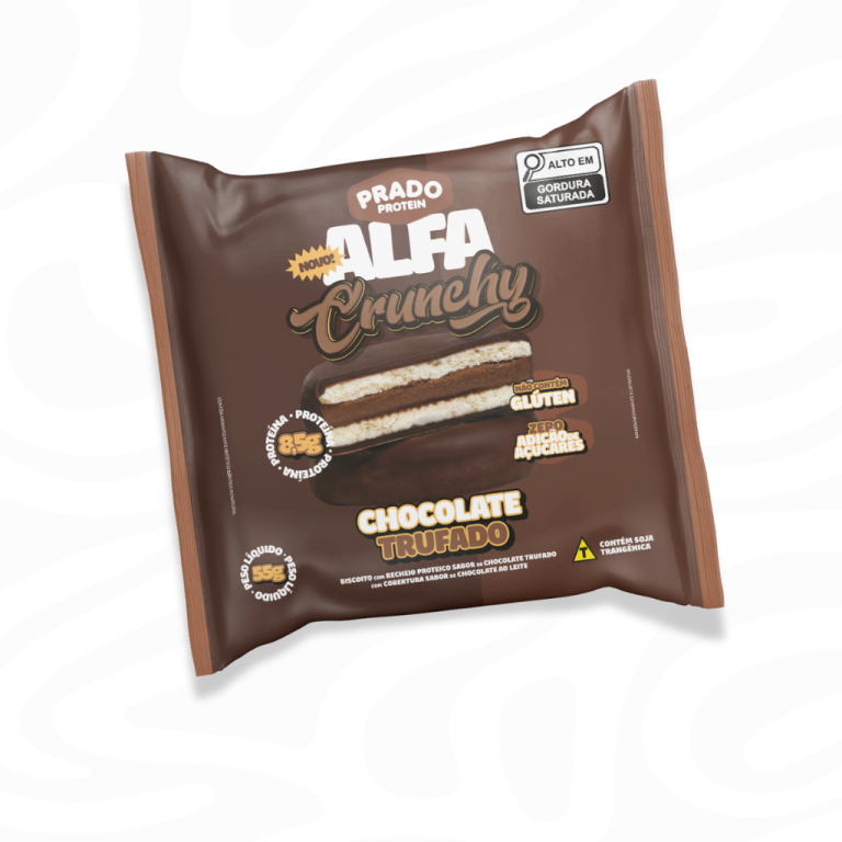 ALFAJOR CHOCOLATE TRUFADO DP 10un (8,5g PROTEÍNA)
