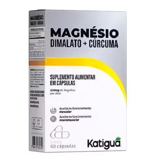 MAGNESIO DIMALATO + CURCUMA 210MG 60CAPS KATIGUA