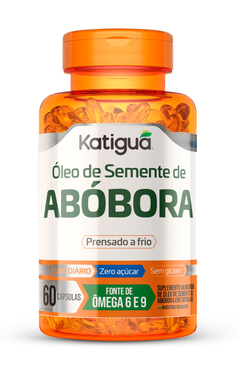 OLEO DE SEMENTE DE ABOBORA 1000G 60CAPS KATIGUA