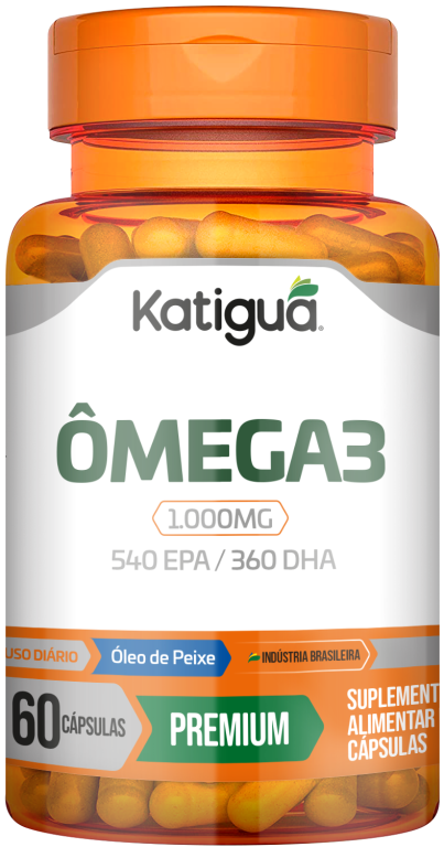 ÔMEGA 3 540EPA 360DHA  1.000MG 60CAPS KATIGUA