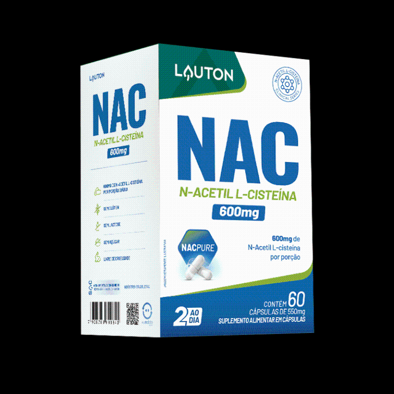 NAC 600mg 60caps N-ACETIL L-CISTEÍNA