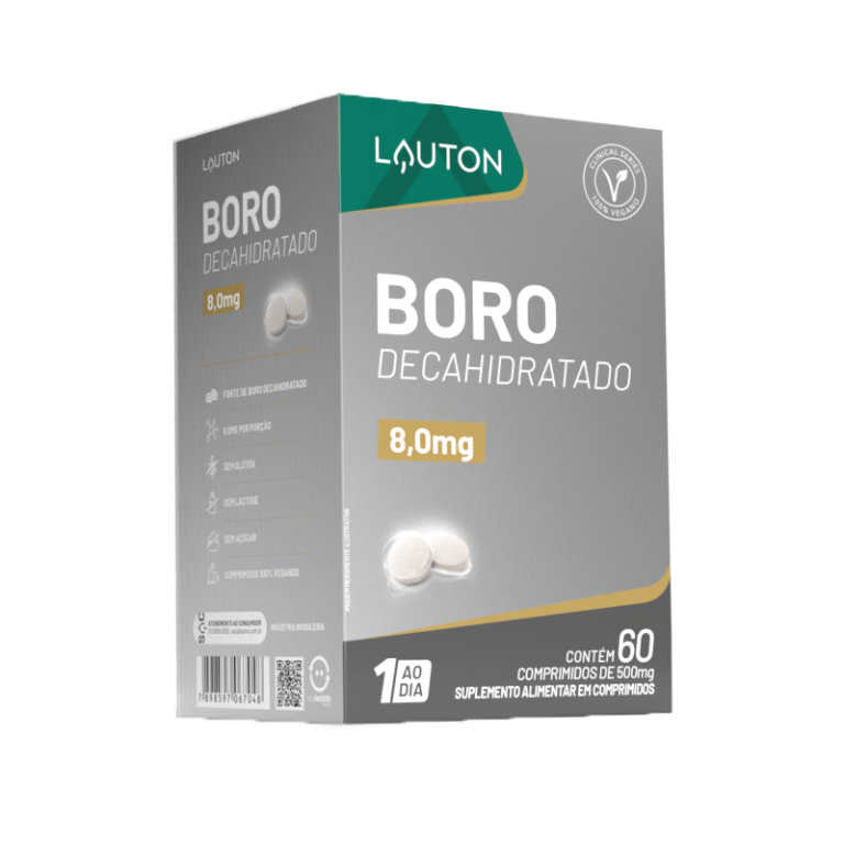 BORO DECAHIDRATADO 8mg 60 COMPRIMIDOS (1 AO DIA) LAUTON
