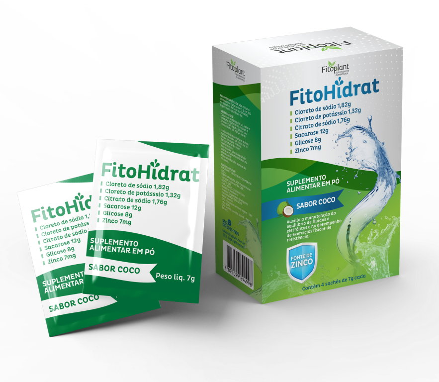FITOHIDRAT SABOR COCO C/ 4 SACHES 75g cd