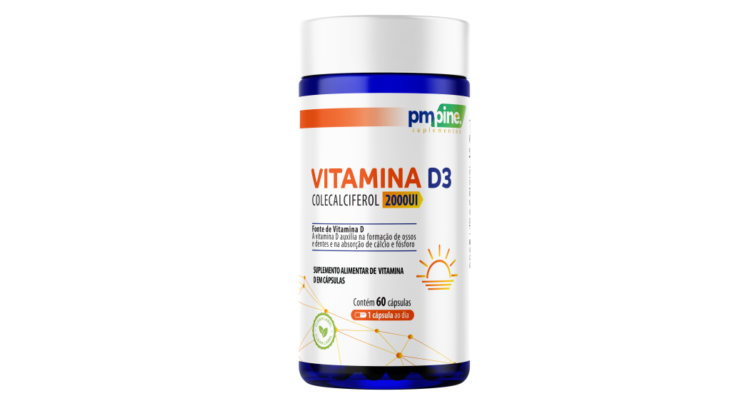 VITAMINA D3 60caps (1 AO DIA) 2000ui