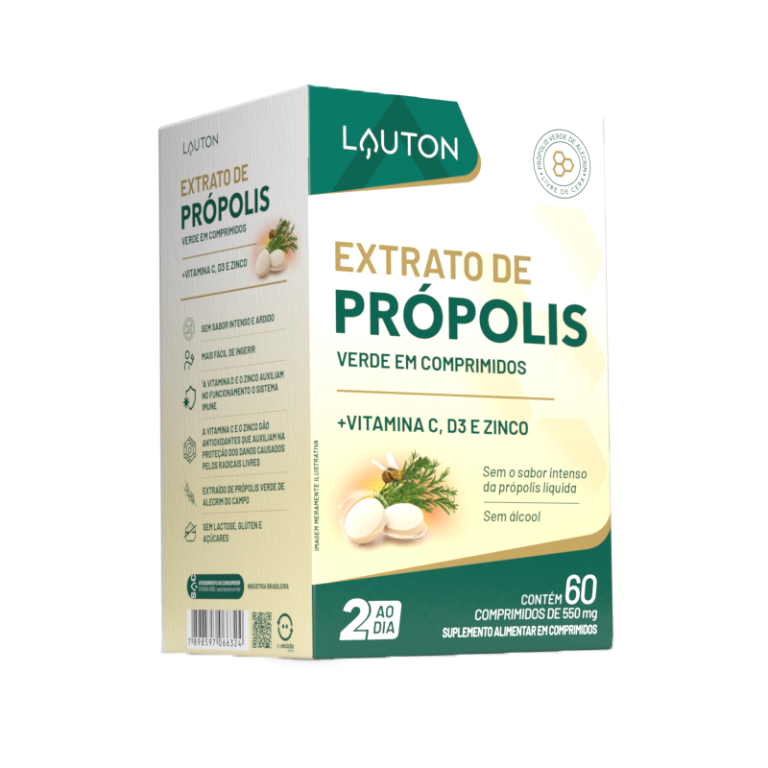 EXTRATO DE PRÓPOLIS 60 caps  LAUTON
