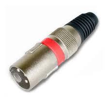 CANNON-XLR MACHO / VERMELHO